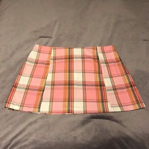 New URBAN OUTFITTERS Pink/White Mini Skirt